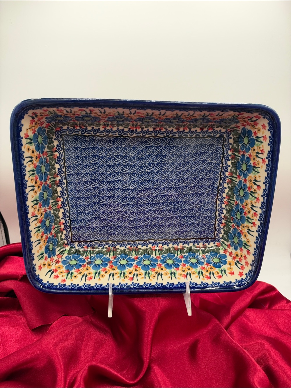 Polish Pottery Unikat “M Starzyk” Oblong Baking Dish